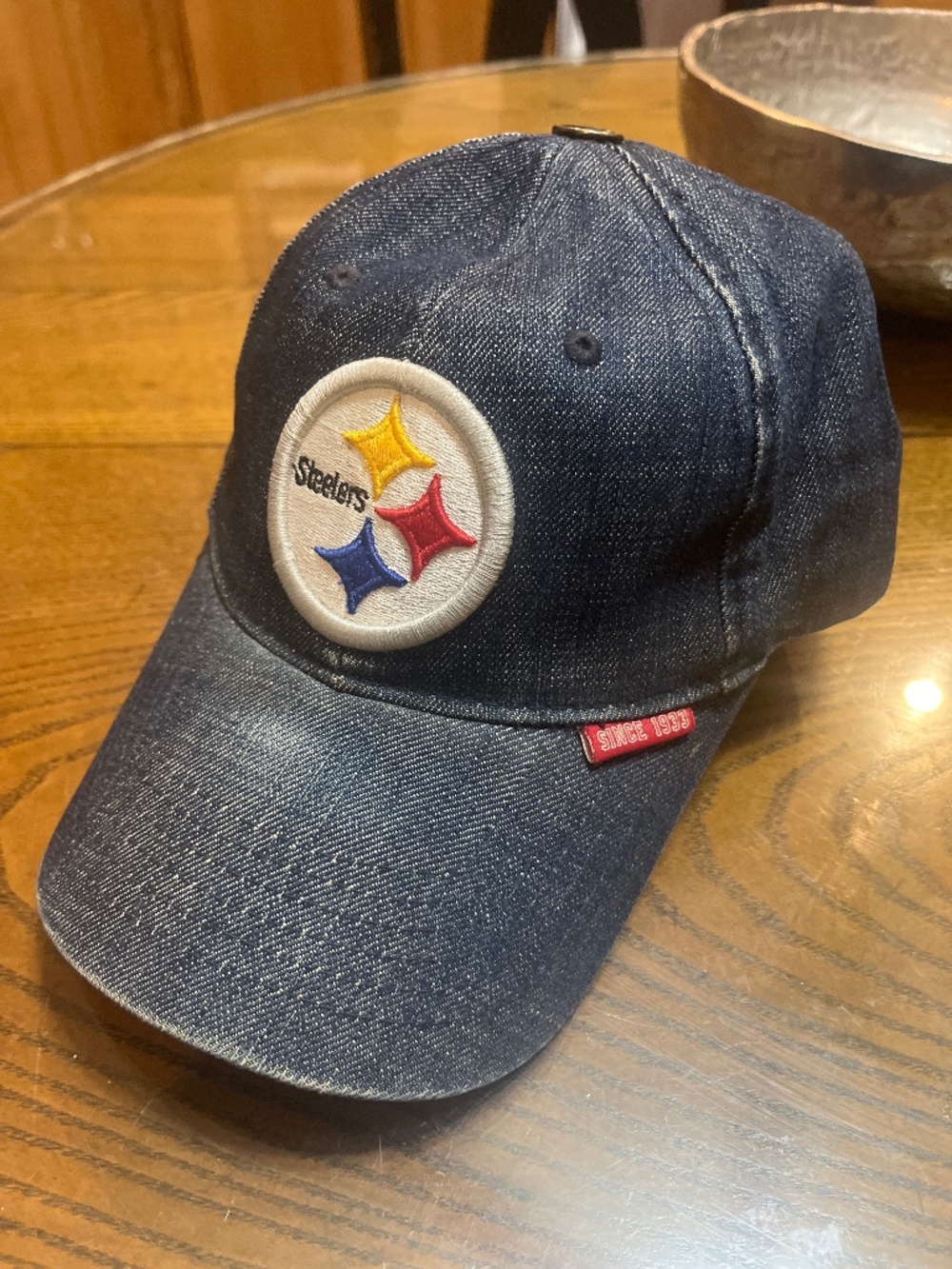 Steelers hat.